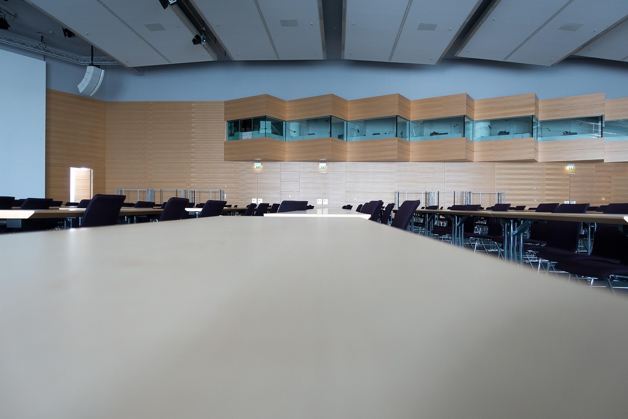 room, congress, architecture, building, modern, glass, wood, technology, simultaneous translation, cabin, table, chair, convention center, industrial fair, convention center, convention center, convention center, convention center, convention center